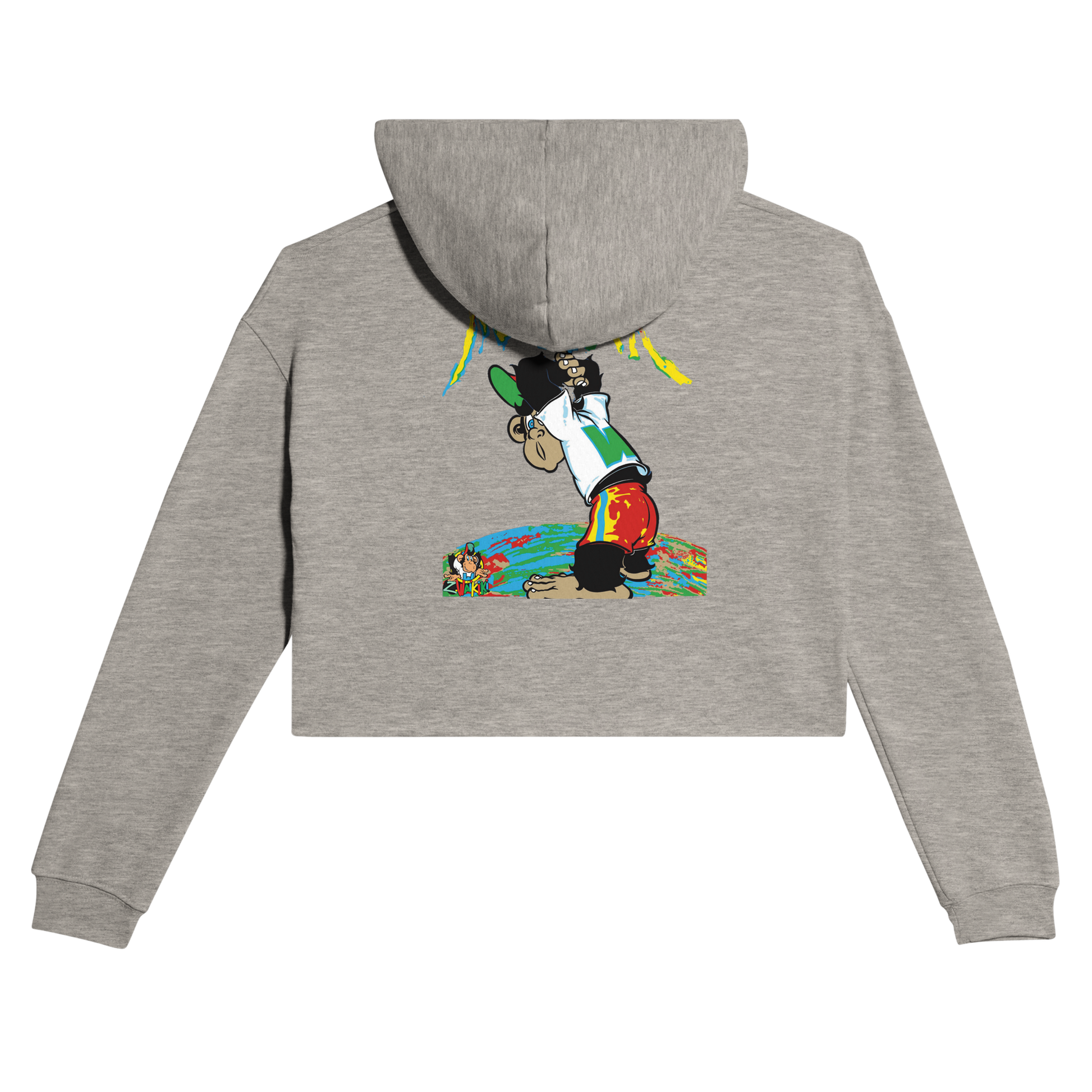 sweat waikiki gen z womens cropped hoodie bella canvas 7502 singe vintage y2k années 90