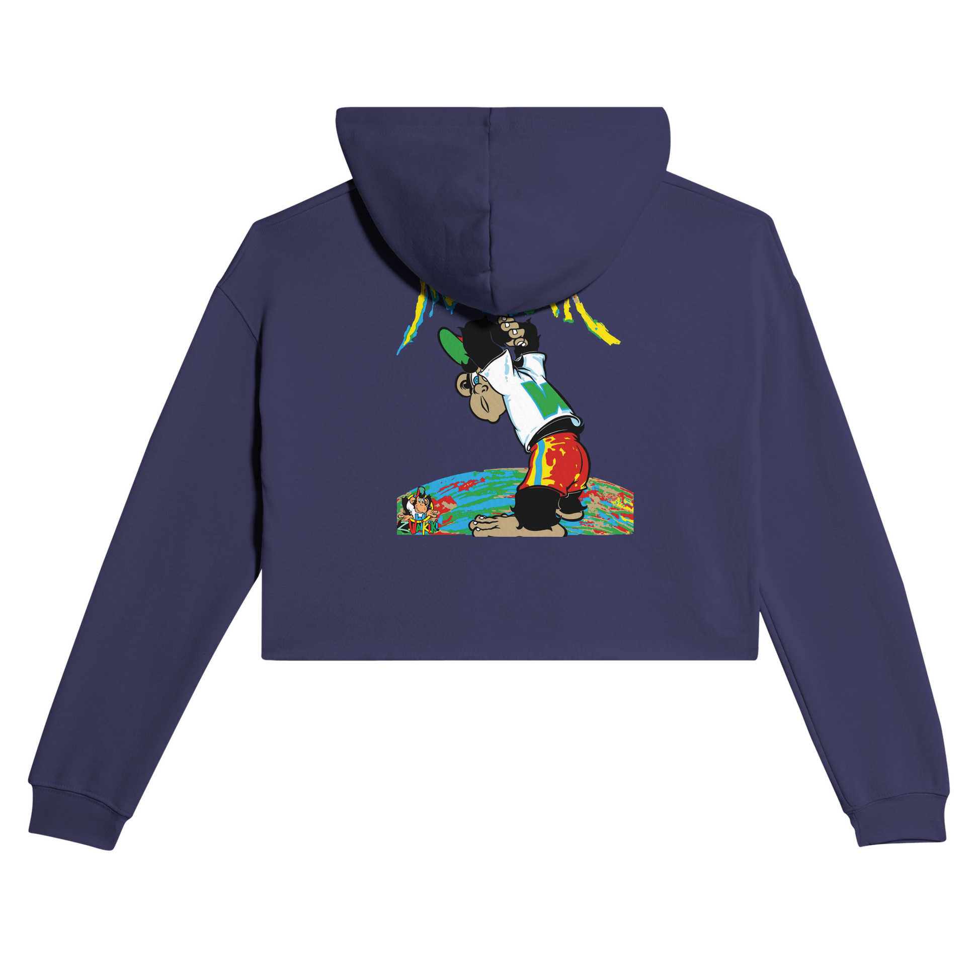 sweat waikiki gen z womens cropped hoodie bella canvas 7502 singe vintage y2k années 90