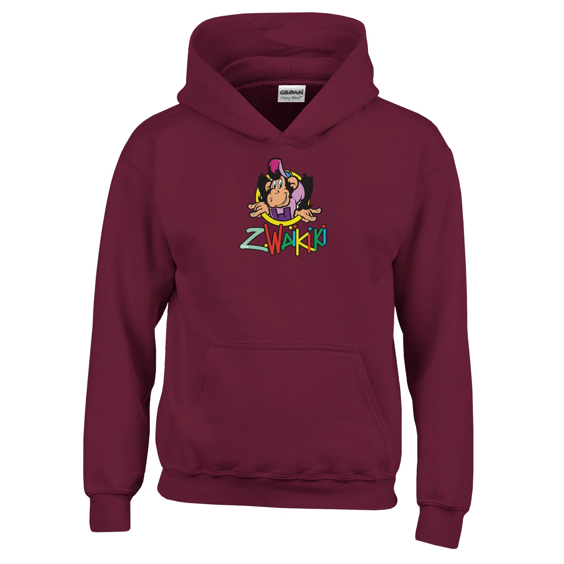 sweat waikiki gen z waikiki chimpanzee classic kids pullover hoodie custom design singe vintage y2k années 90