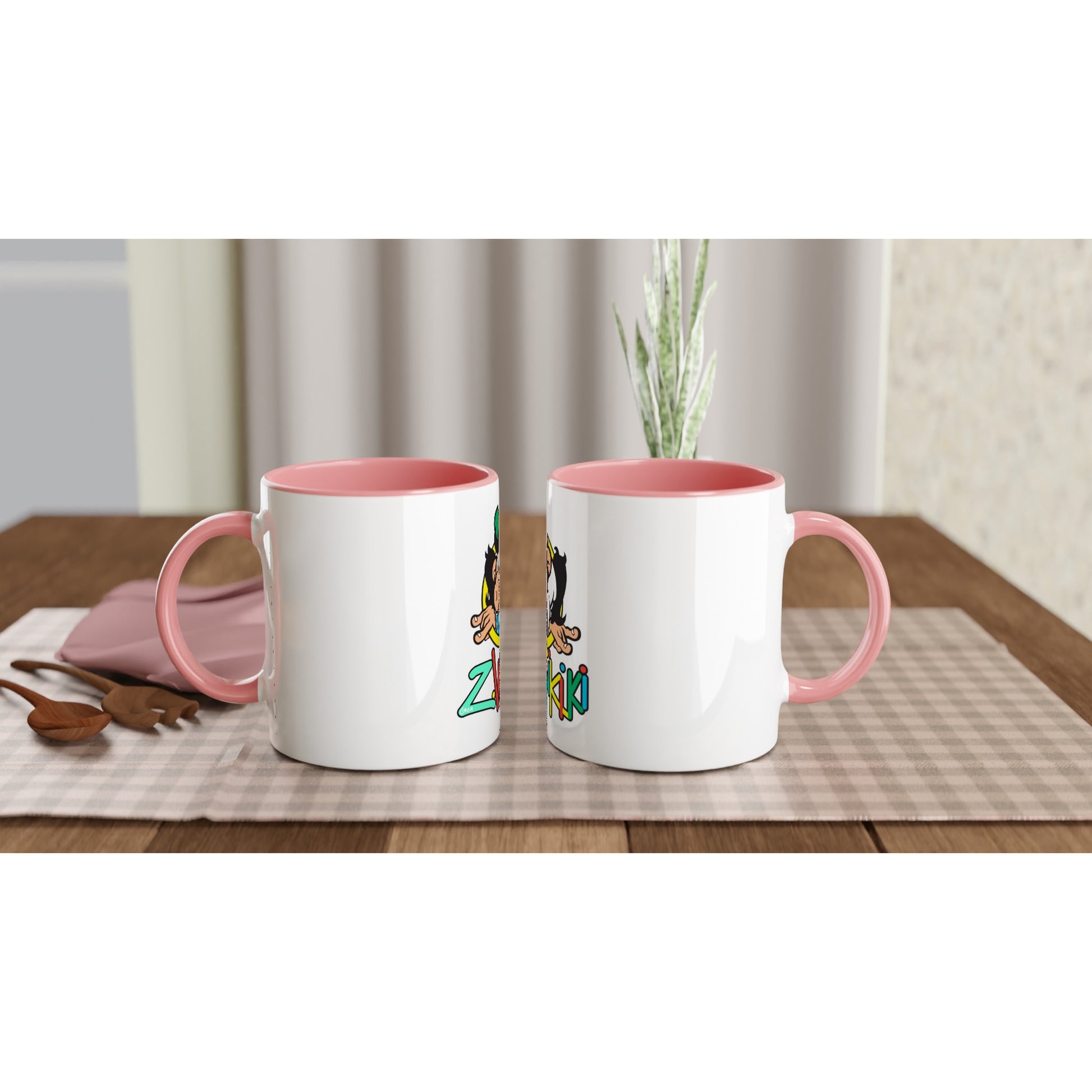 pièce waikiki gen z mug ceramique 250ml couleur interieure singe vintage y2k années 90