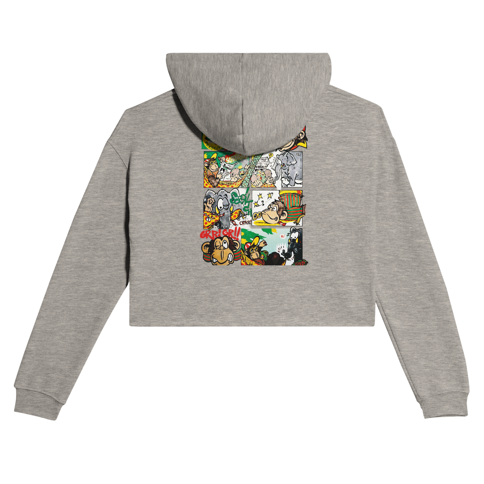 sweat waikiki gen z womens cropped hoodie bella canvas 7502 singe vintage y2k années 90