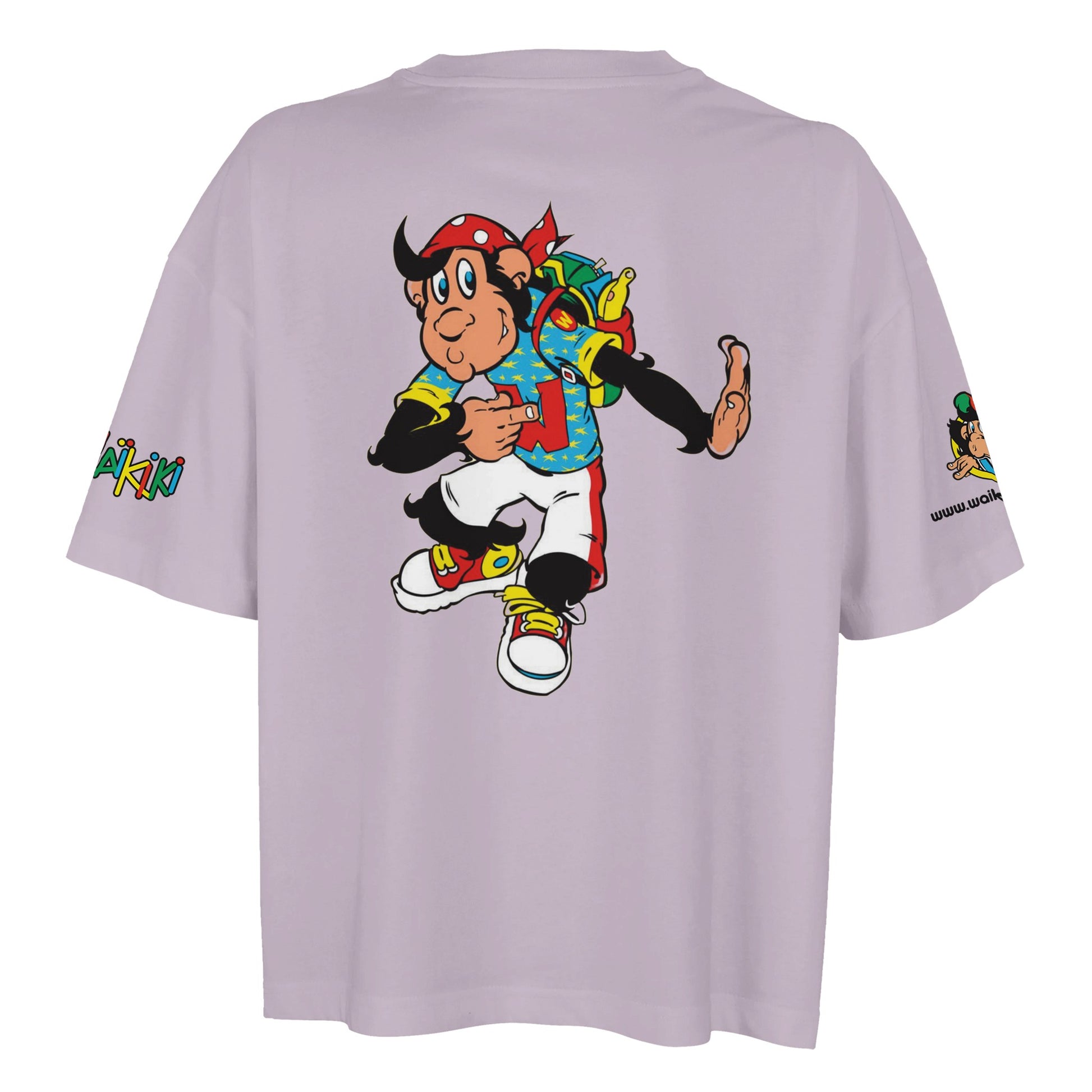 t-shirt waikiki gen z oversized t shirt revival femme logo specifique singe vintage y2k années 90