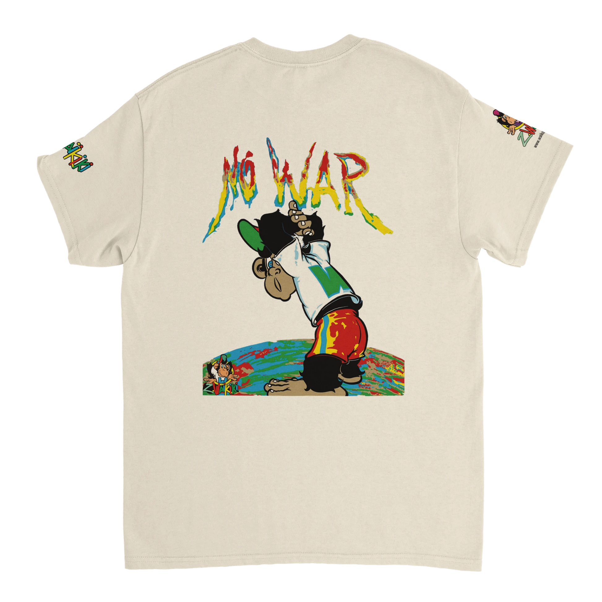 t-shirt waikiki gen z t shirt unisexe heavyweight no war edition 2025 singe vintage y2k années 90