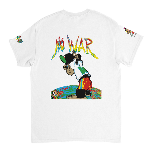 t-shirt waikiki gen z t shirt unisexe heavyweight no war edition 2025 singe vintage y2k années 90