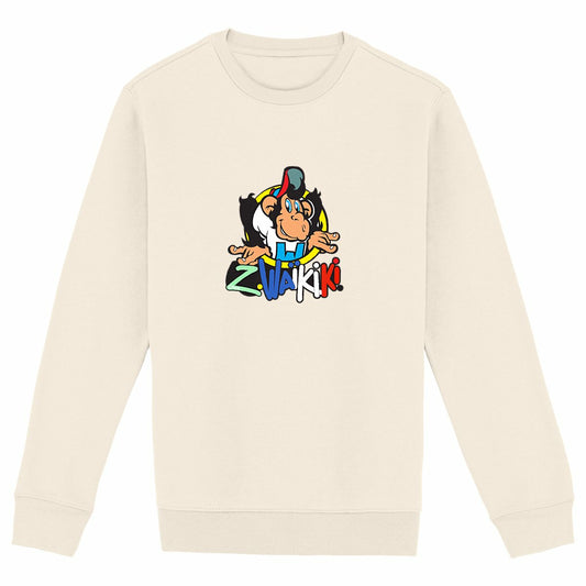 sweat waikiki gen z sweat unisex logo marque front singe vintage y2k années 90